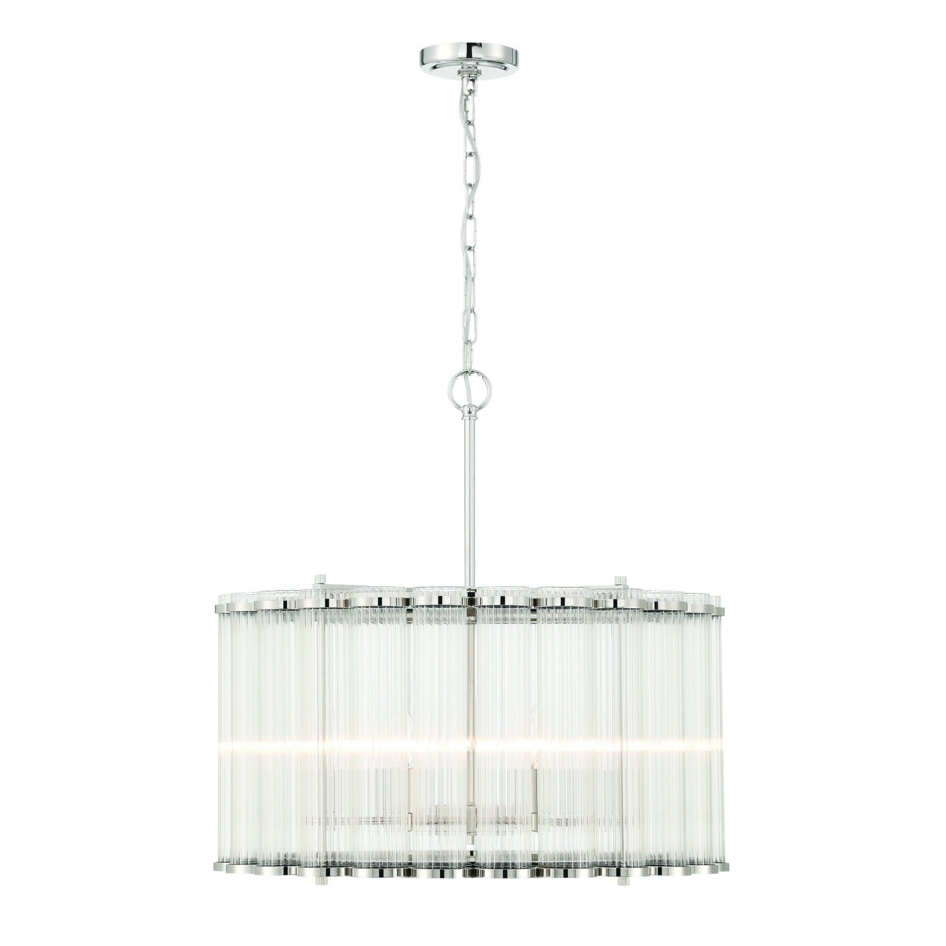Glasbury 6-Light 24" Pendant Chandelier