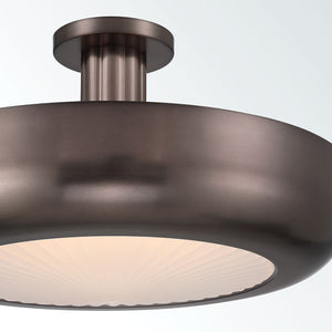 Macey 22" Integrated LED Semi-Flush Mount
