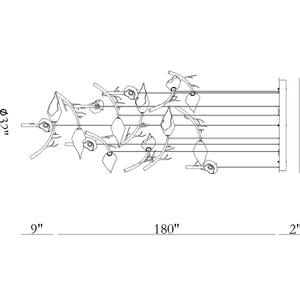 Matera 15-Light 34" Integrated LED Grand Chandelier