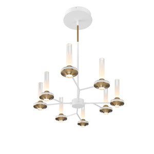 Torcia 8-Light 36" Integrated LED Linear Chandelier