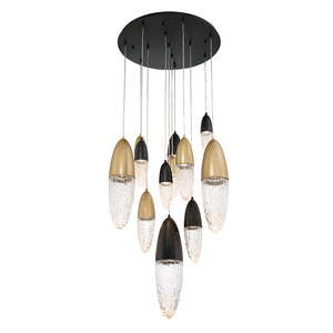 Ecrou 12-Light 30" Multi Drop Chandelier