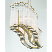 Glasbury 10-Light 52" Linear Chandelier