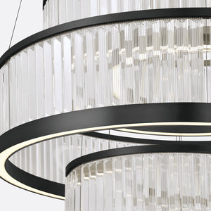 Empra 5-Tiers 5-Light 47" Integrated LED Grand Chandelier