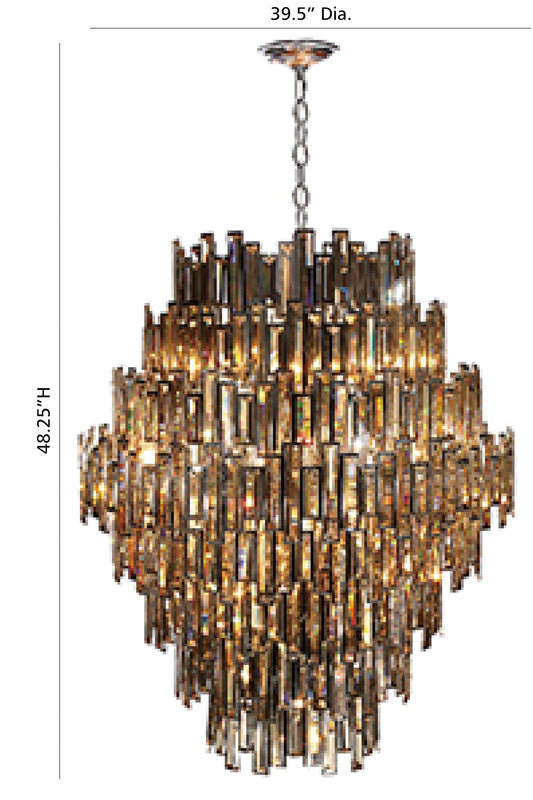Vienna 28-Light 48" Grand Chandelier