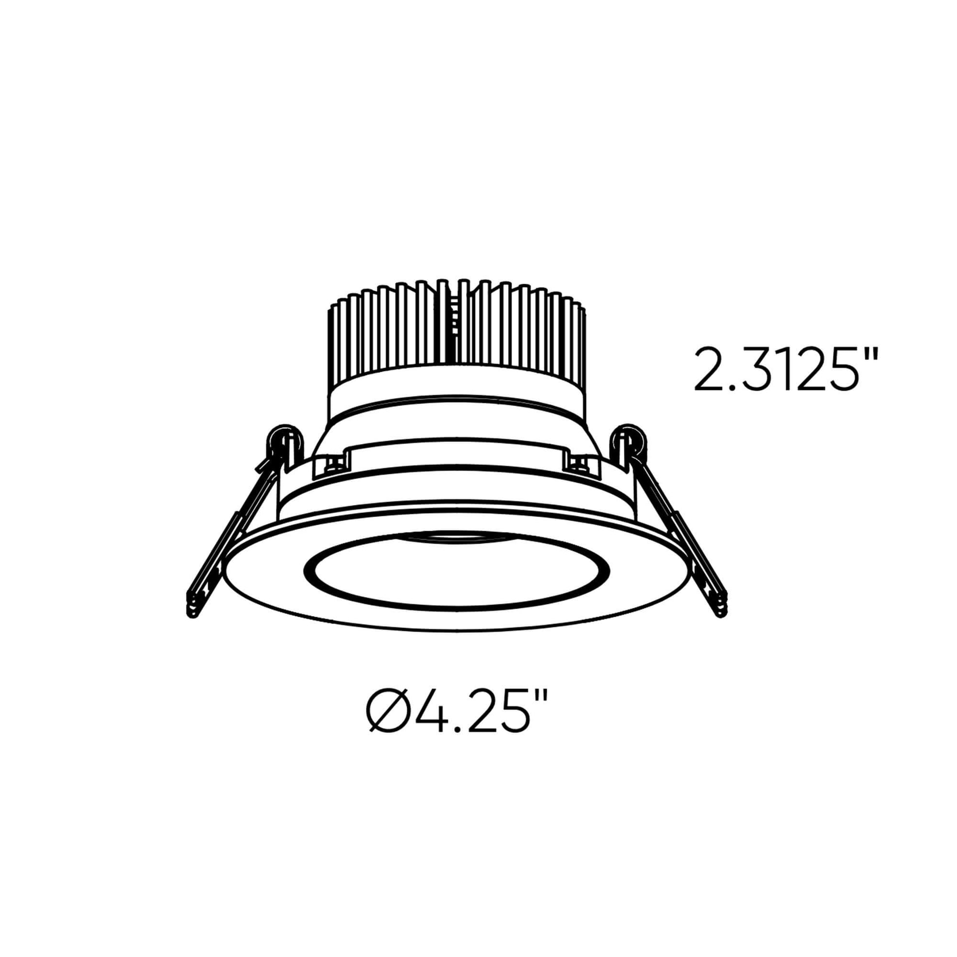 Revolve Pro DALS CONNECT PRO Smart 3.5'' gimbal recessed downlight BLE mesh