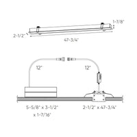 Boulevard Pro DCP Recessed linear 48" RGB + 5CCT