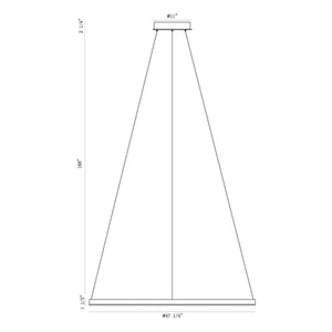 Spunto 47" Integrated LED Chandelier