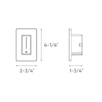 Slide Dimmer with integrated driver, 120 AC,24VDC, 48W