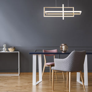 Bordo 3-Light 38" Integrated LED Linear Chandelier