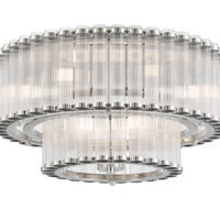 Glasbury 2-Tiers 9-Light 24" Flush Mount