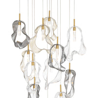 Norah 12-Light 24" Integrated LED Multi Drop Chandelier