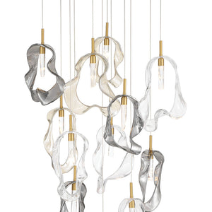 Norah 12-Light 24" Integrated LED Multi Drop Chandelier