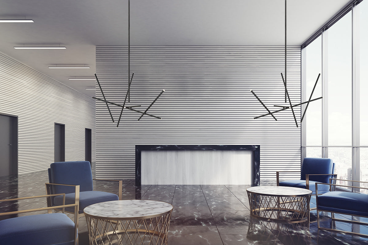 Crossroads 10-Light 47" Integrated LED Chandelier
