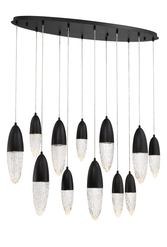 Ecrou 12-Light 44" Linear Chandelier