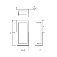 Frame Dals Connect PRO Smart cage sconce, with smart button