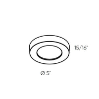 Prime Plastic Flush Mount, 5CCT