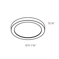 Prime Plastic Flush Mount, 5CCT