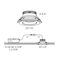 Revolve 6" Gimbal Recessed 5CCT