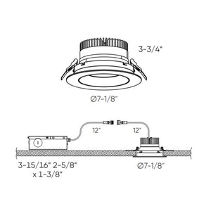 Revolve 6" Gimbal Recessed 5CCT