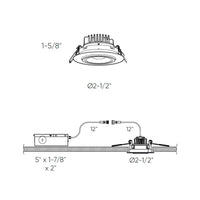 Scope 2'' LED Round Gimbal, 5CCT