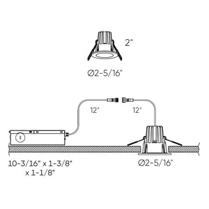 RGR Round regressed recessed light
