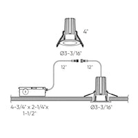 RGR Round regressed recessed light - High Power