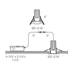 RGR Round regressed recessed light - High Power