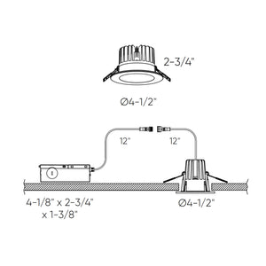 RGR Round Indoor/Outdoor Regressed Down Light