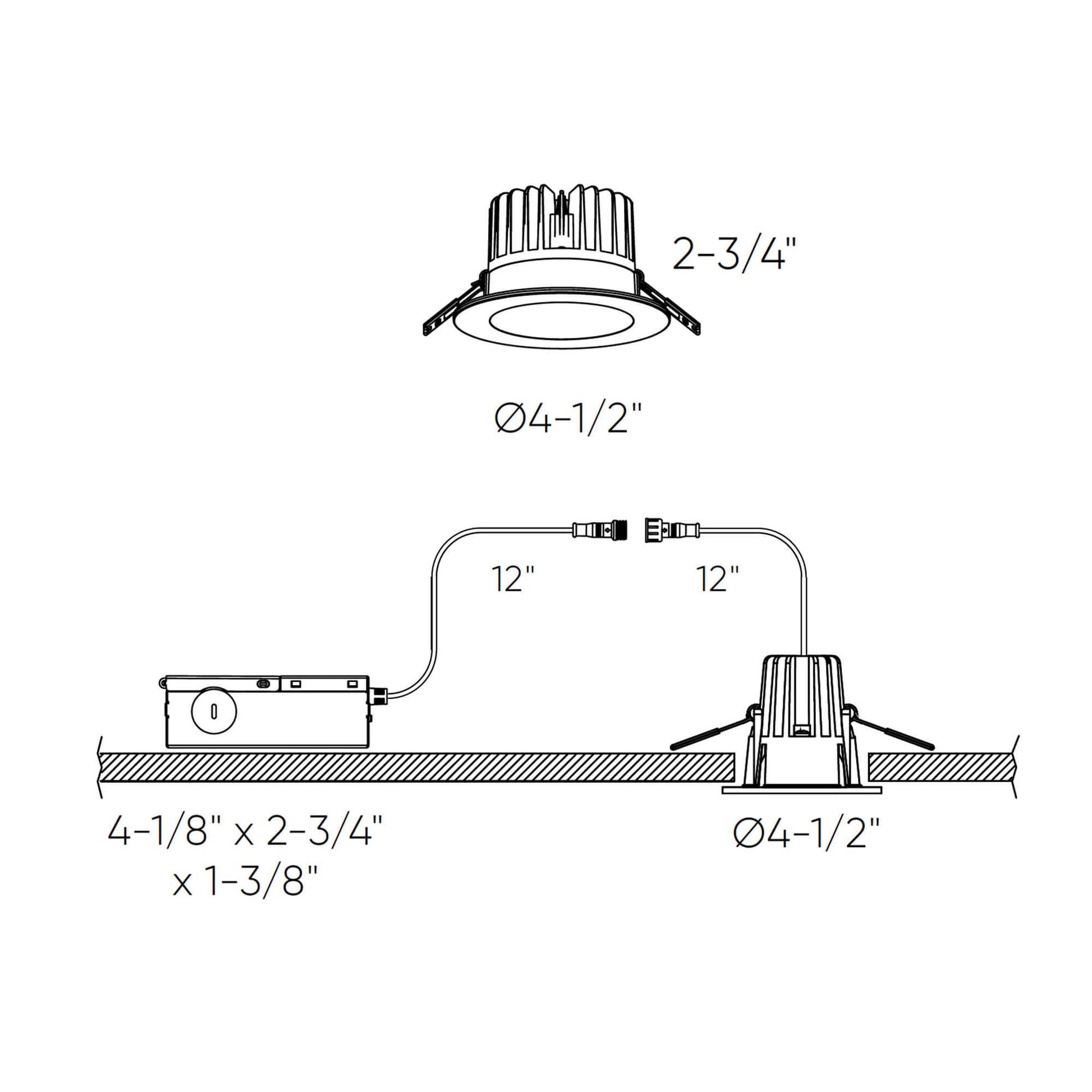RGR Round Indoor/Outdoor Regressed Down Light
