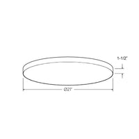 Fusion 21in Trimless flush mount, 5CCT
