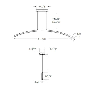 Sway Curved Pendant