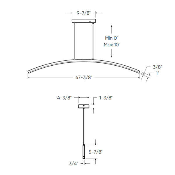 Sway Curved Pendant