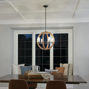 Grand Bank Chandelier 4Lt