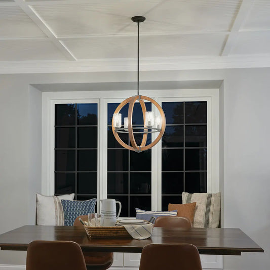 Grand Bank Chandelier 4Lt