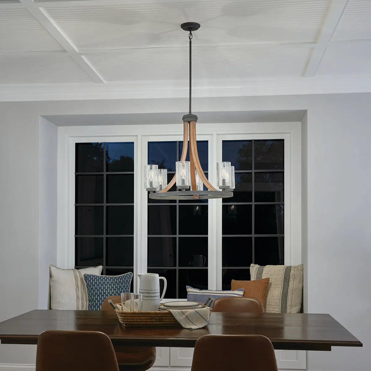 Grand Bank Chandelier 6Lt