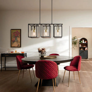 Kitner Linear Chandelier 3Lt