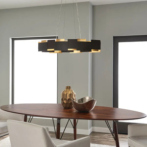 Moderne Oval Chandelier/Pendant LED