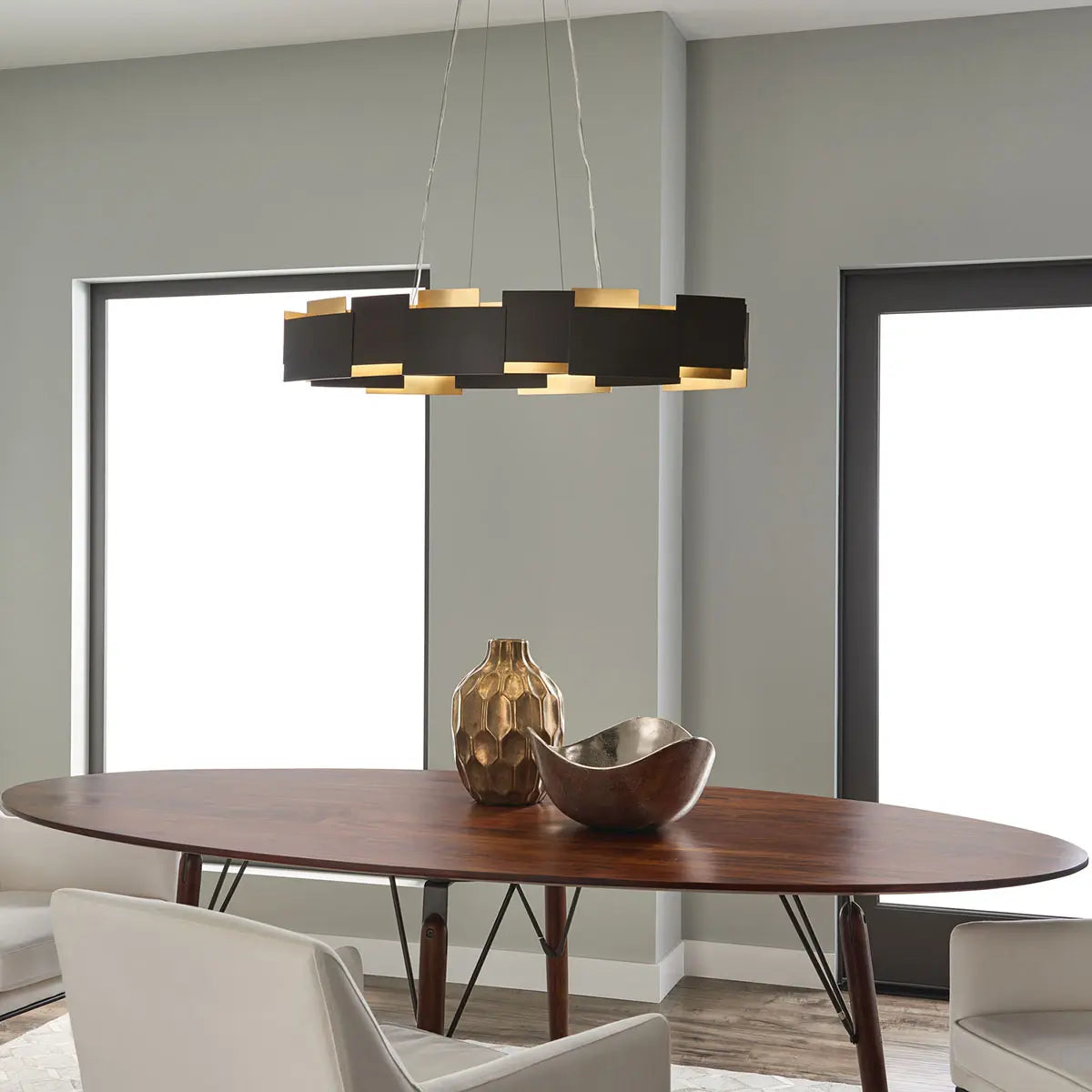 Moderne Oval Chandelier/Pendant LED