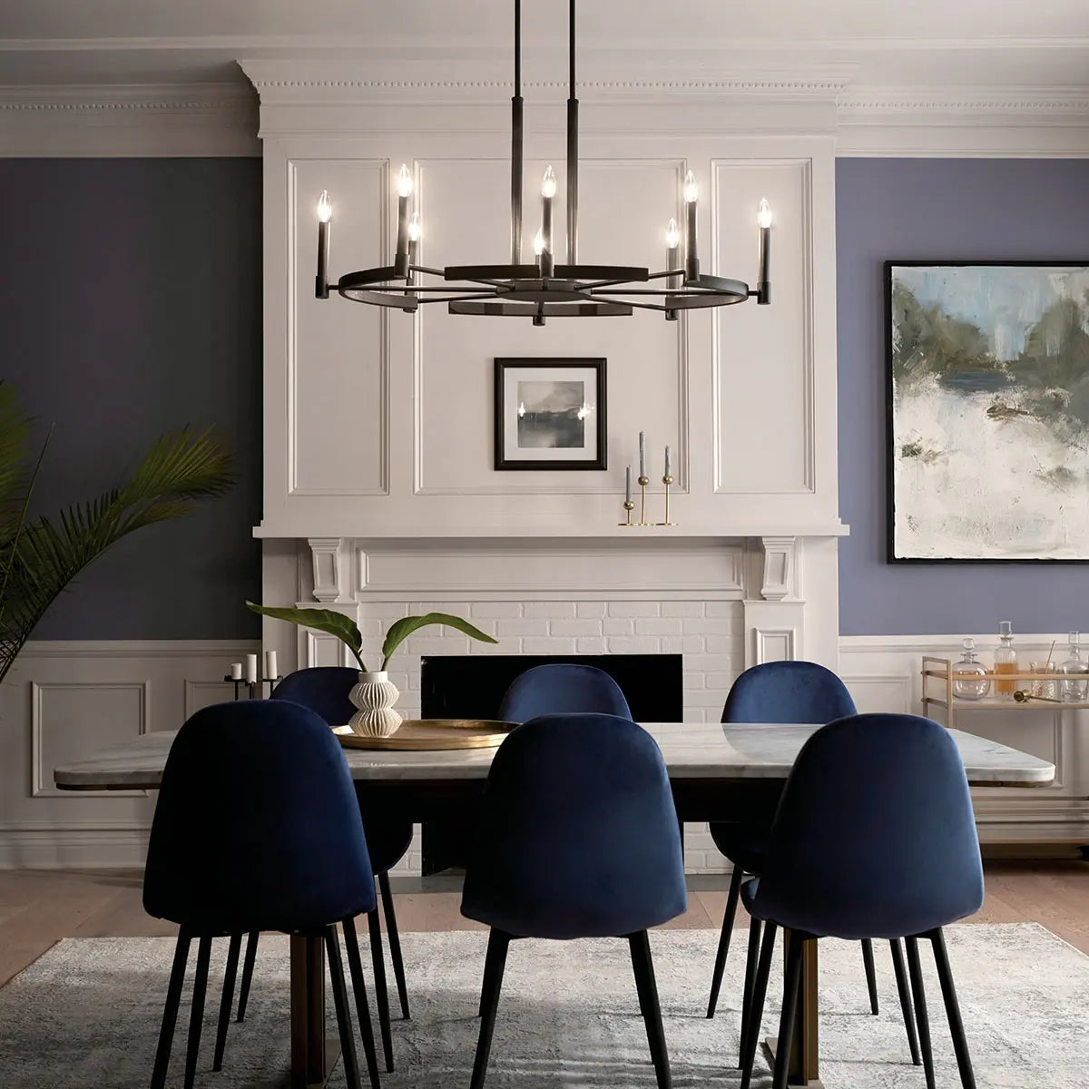 Tolani Oval Chandelier 8Lt
