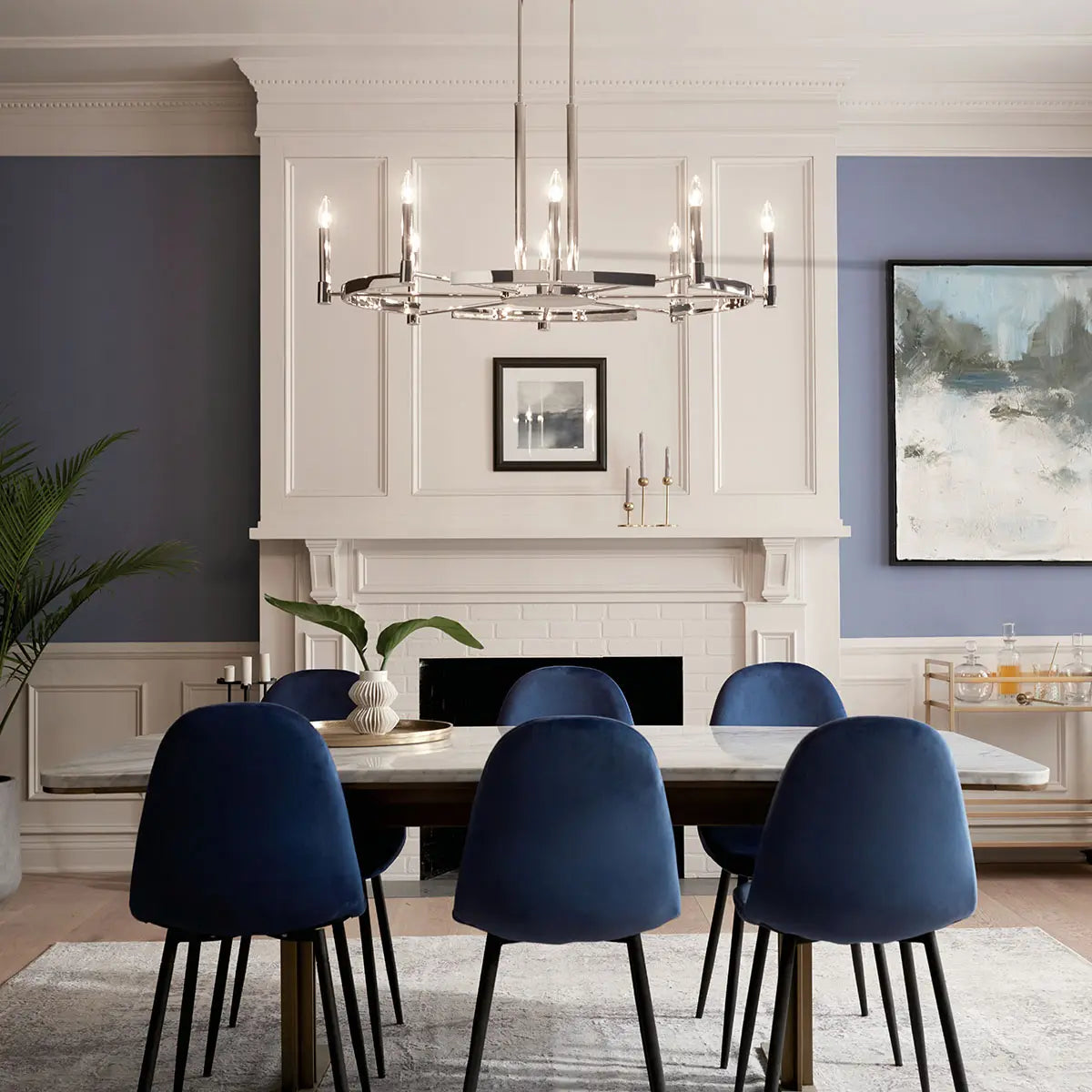 Tolani Oval Chandelier 8Lt