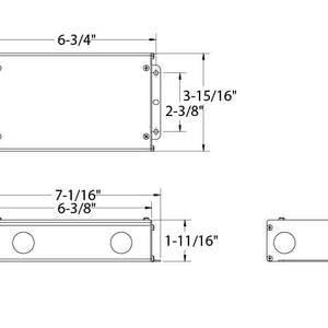 LED 60W 24V Dimmable hardwired driver, two outputs