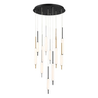 Cumberland 12-Light 22" Integrated LED Multi Drop Chandelier
