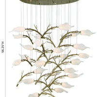 Matera 25-Light 56" Integrated LED Grand Chandelier