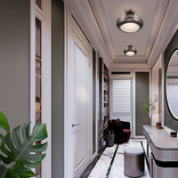Macey 16" Integrated LED Semi-Flush Mount