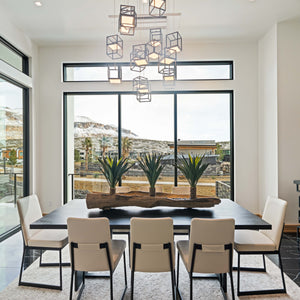 Ferro 16-Light 32" Integrated LED Multi Drop Chandelier