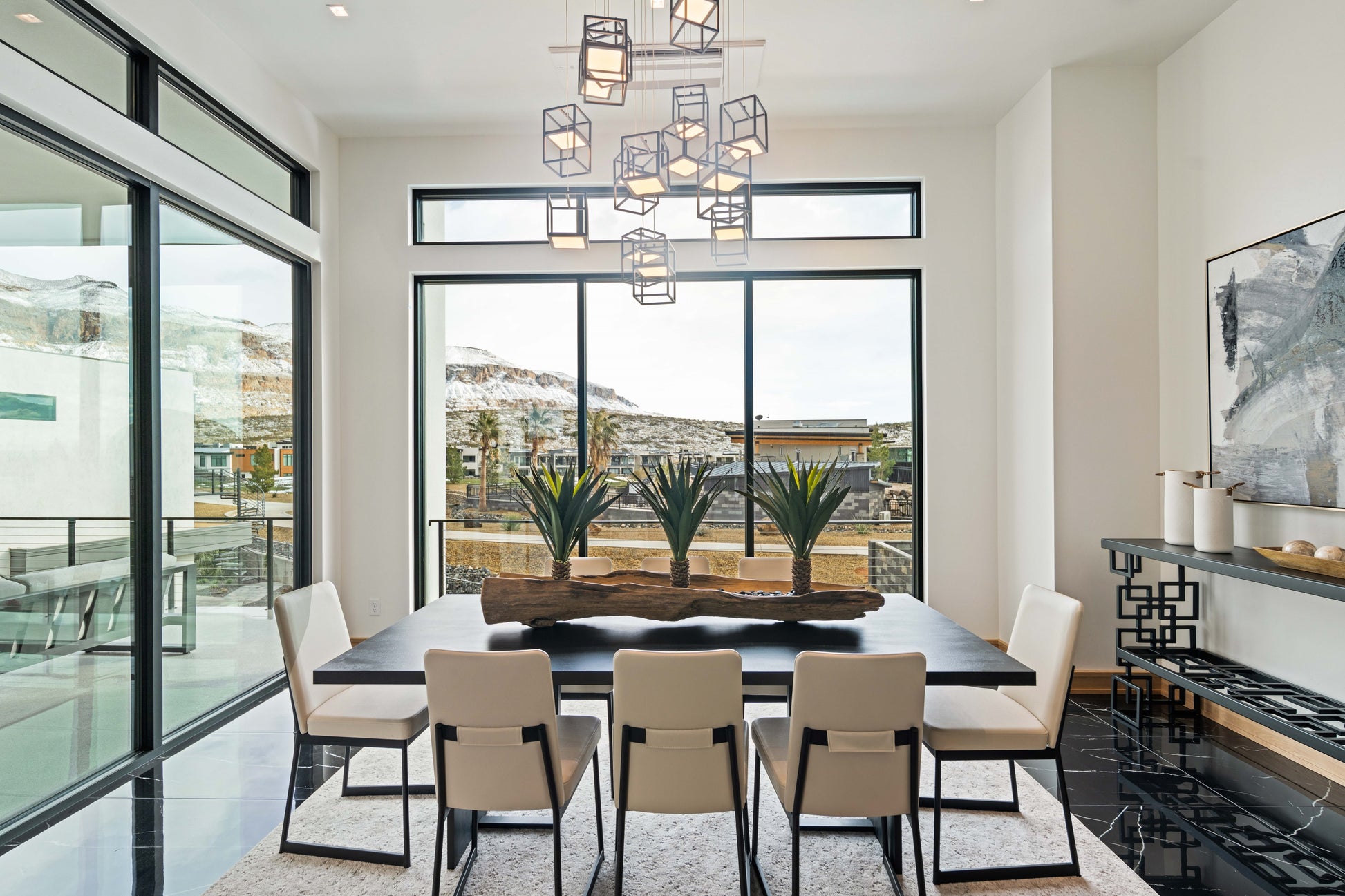 Ferro 16-Light 32" Integrated LED Multi Drop Chandelier