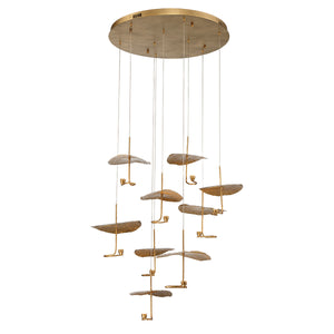 Lagatto 9-Light 36" Integrated LED Multi Drop Chandelier