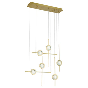 Barletta 6-Light 32" Integrated LED Multi Drop Chandelier