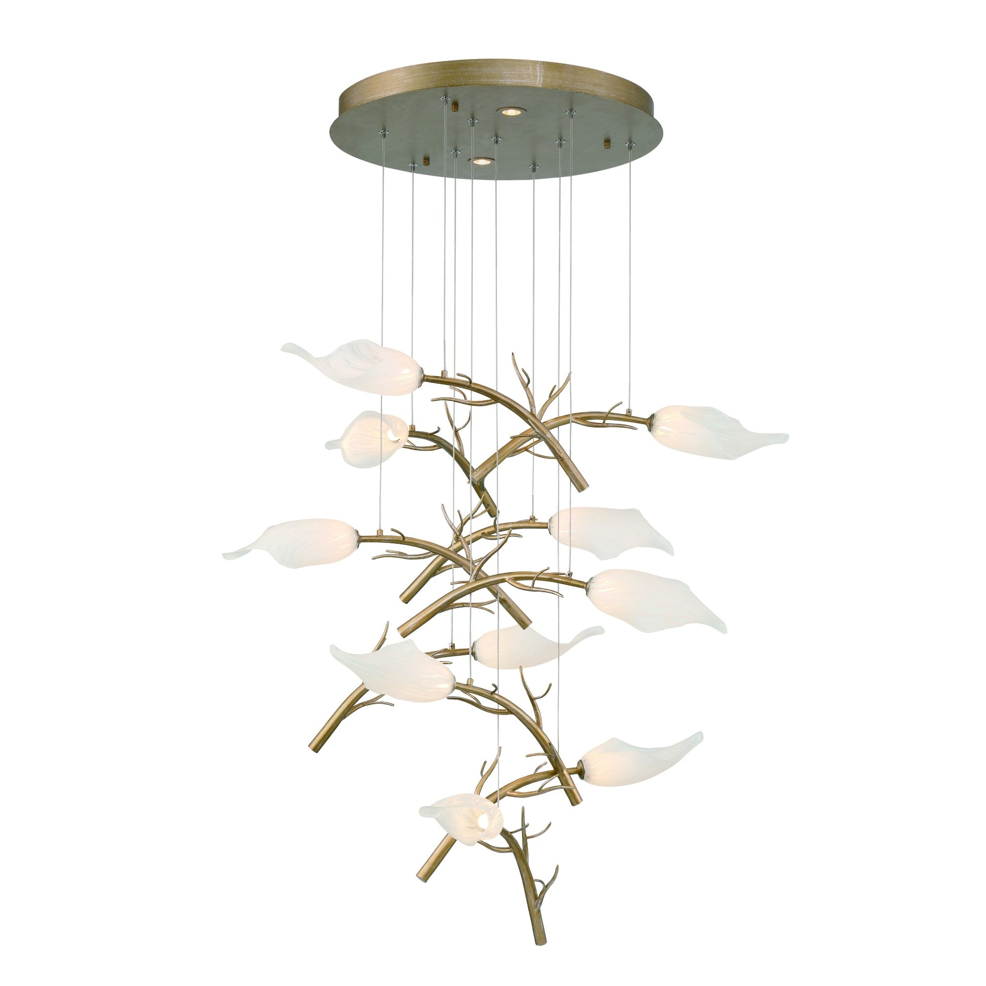 Matera 10-Light 23" Integrated LED Multi Drop Chandelier