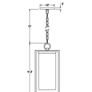 Ren 19" Outdoor Standard Pendant
